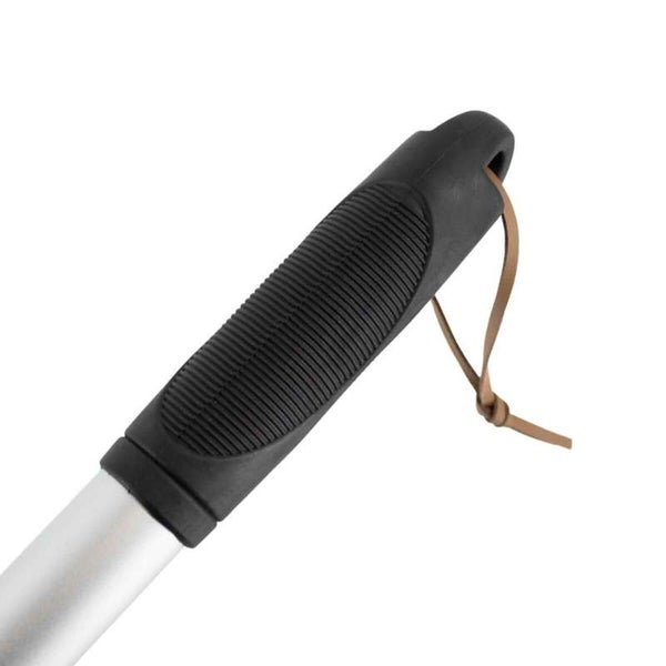 Kleinfächerbesen (Stahl) mit Teleskopstiel