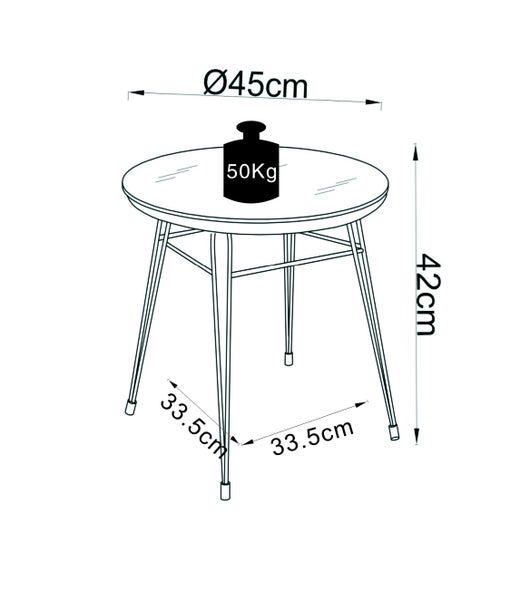 3tlg Bistroset Lounge Balkonset Sitzpolster Rattan