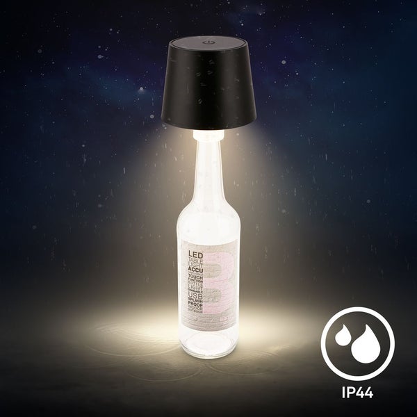 LED Flaschenlampe Flaschenlicht Tischlampe Dimmbar Touch Fernbedienung Kabellos