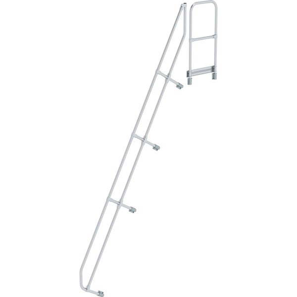 Günzburger Steigtechnik zweiter Handlauf für Treppe mit Plattform 60° mit 14 Stufen - 600594