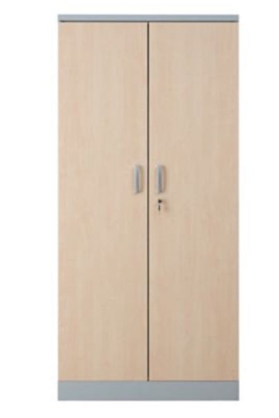 PROREGAL Aktenschrank Beetle 4 Fachböden HxBxT 195 x 92 x 42 cm Grau & Ahorn