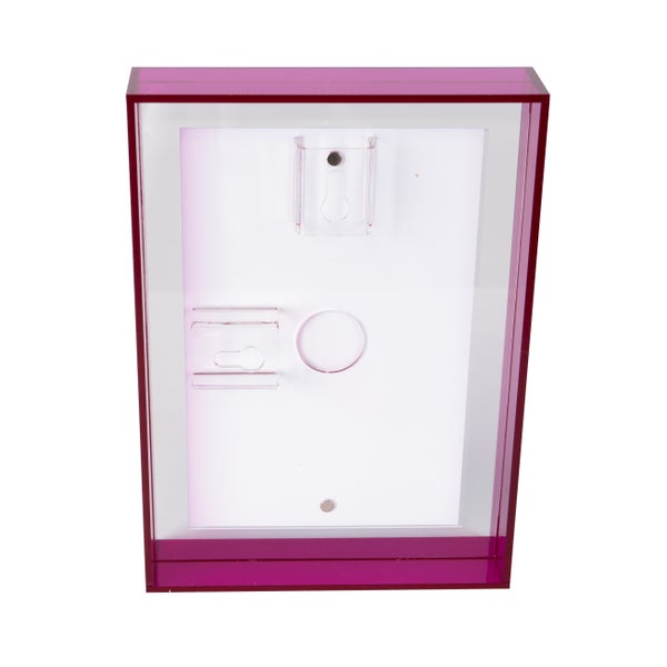 Bilderrahmen | Foto | Fotorahmen | Neon | Wechselrahmen | Pink | Format: 10x15cm
