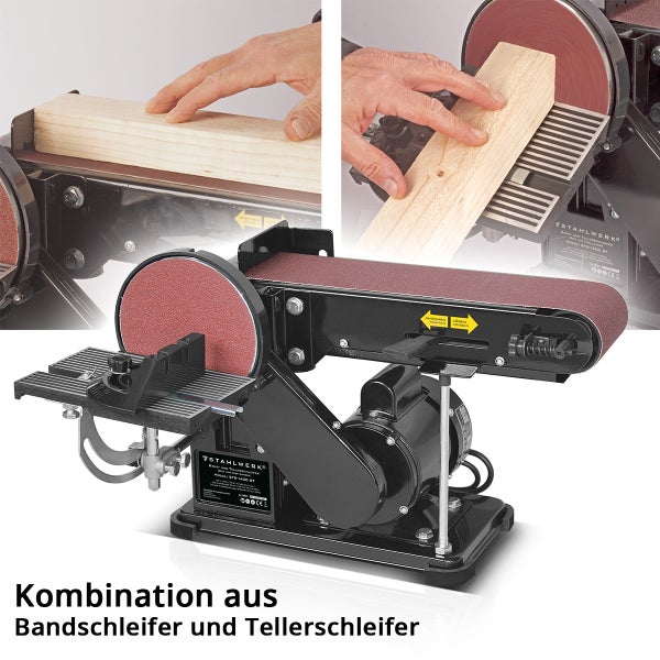 Kombinationsmaschine Bandschleifer und Tellerschleifer zum Holzbearbeiten