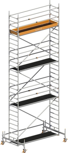 Rollgerüst mit mehreren Arbeitsbühnen