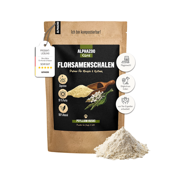 alphazoo Flohsamenschalen gemahlen 250g
