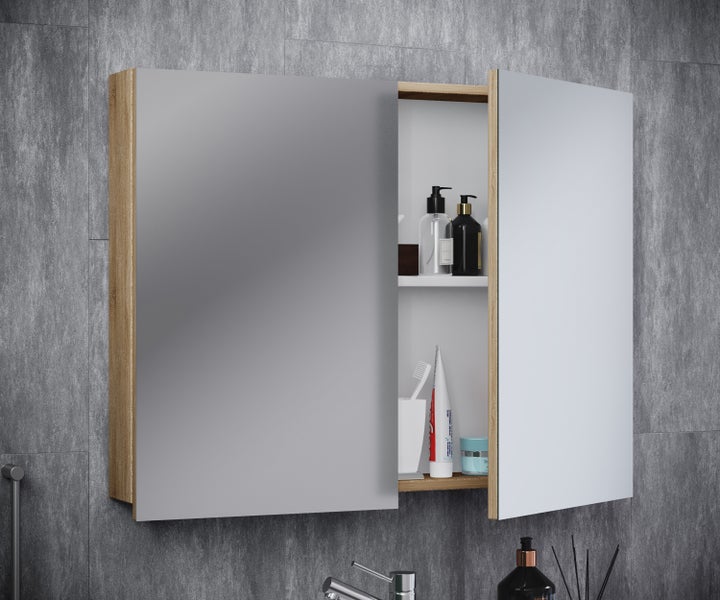 Spiegelschrank Spiegel Badezimmer Badinos 60x80 cm