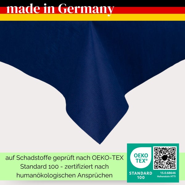 Sensalux italienische Landhaus Tischdecke, Tischdeckenrollen, Karo, rot-weiß kariert, 1m x 1m