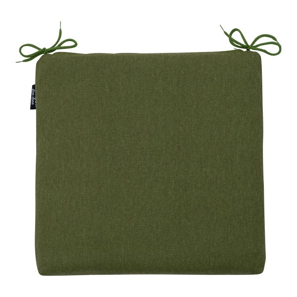Sitzkissen Moosgrün Canvas Eco+ - Ca. 40x40 cm - 4er-Set
