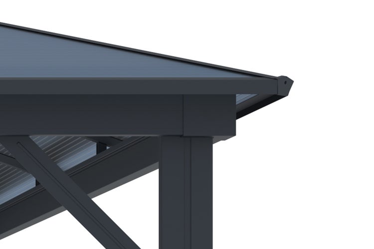 Aluminium Pavillon GRACE 400S300 Anthrazitgrau