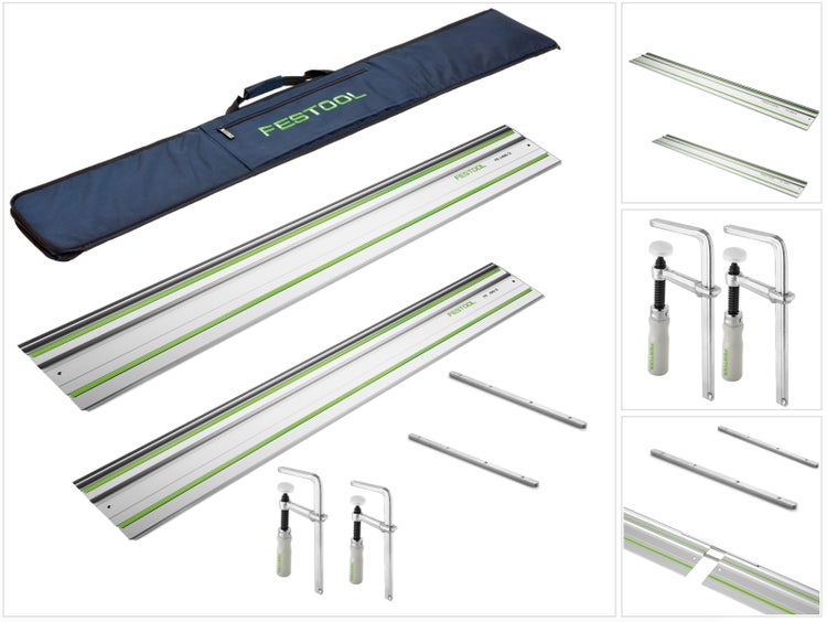 Festool Führungsschienen Set mit Tasche und Zwingen