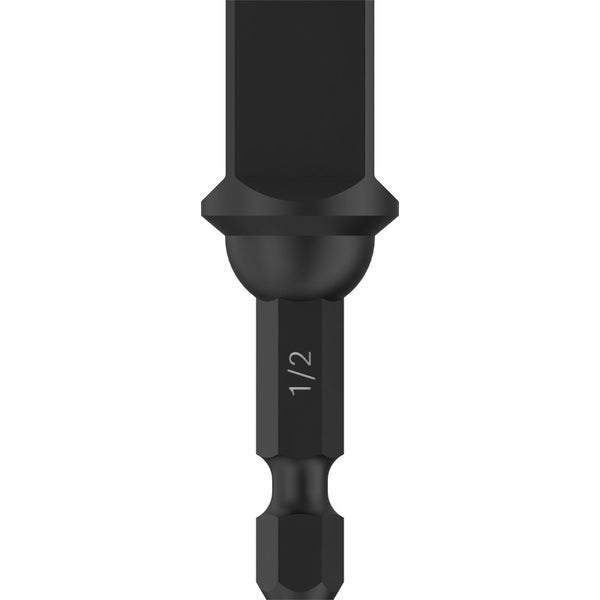 Schlitzschraubendreher-Bit mit der Aufschrift 1/2