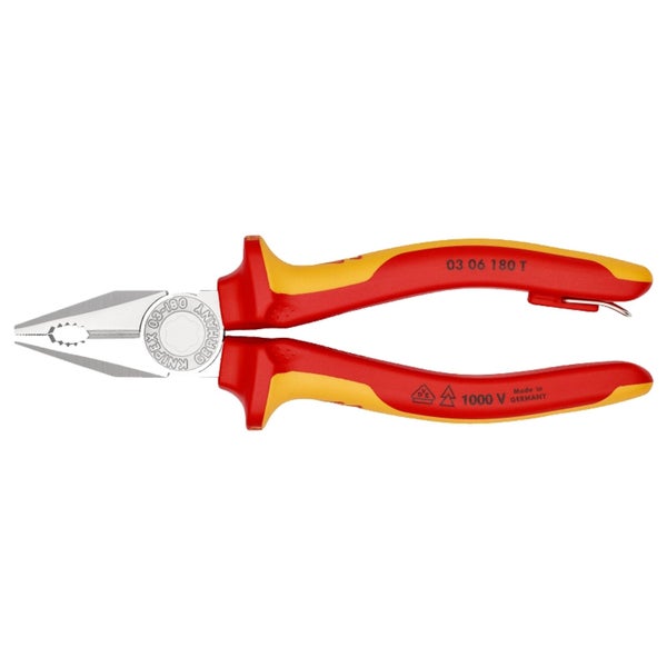 Knipex Kombizange mit Befestigungsöse - 0306180T