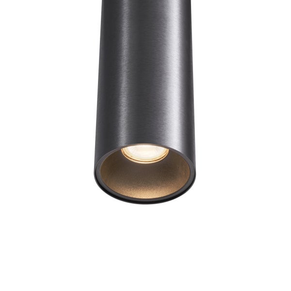 Moderne Pendelleuchte Gunmetal GU10 50mm - Tubo