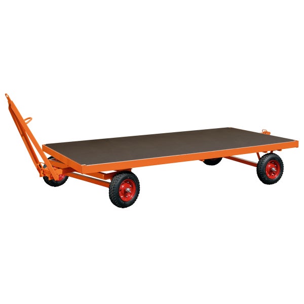 VARIOfit Industrieanhänger mit 1-Achs Drehschemellenkung und Luftbereifung 3000x1500x700mm