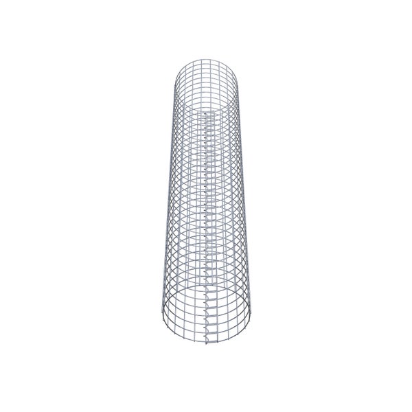 Gabionensäule Durchmesser 37 cm MW 5 x 5 cm rund - Höhe: 180 cm