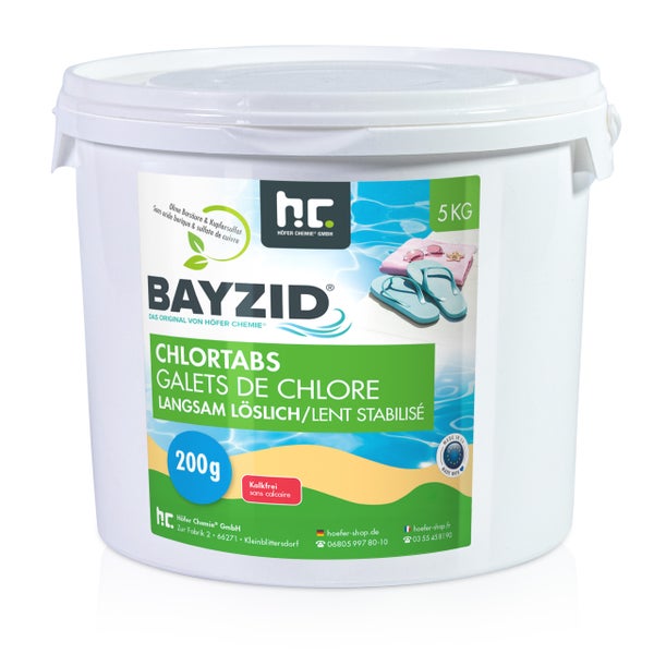 Bayzid Chlortabletten, langsam löslich, 5 kg Eimer