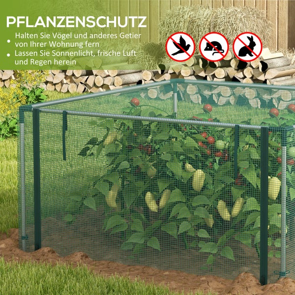 Anleitung zur flexiblen und anpassbaren Montage eines Sichtschutzzauns