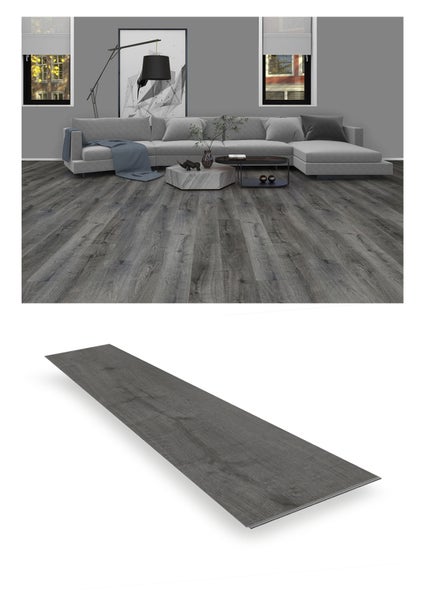 2,782m² Premium Click Vinylböden Design 2451 HEECK EICHE Boden mit Trittschalldämmung 1220 x 228 x 4,5 mm
