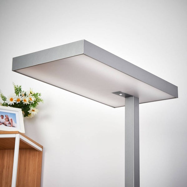 Arcchio LED Nora mit Bewegungsmelder in Alu aus Aluminium (1 flammig, ) Arbeitszimmerleuchte