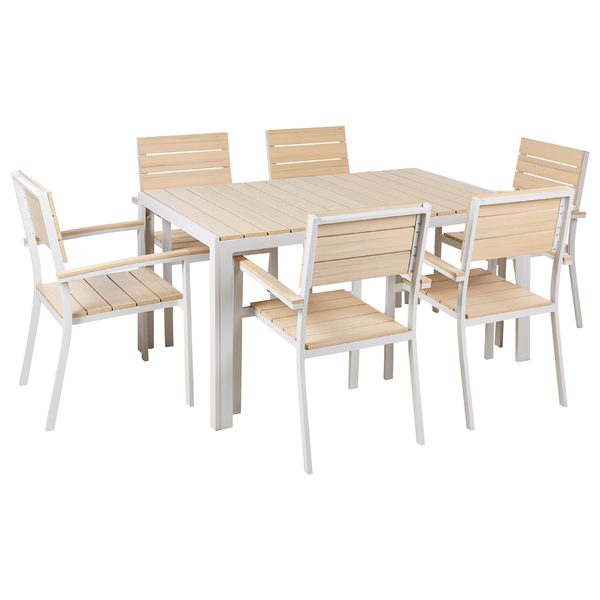 Gartenmöbel Set 6-Sitzer COMO Beige