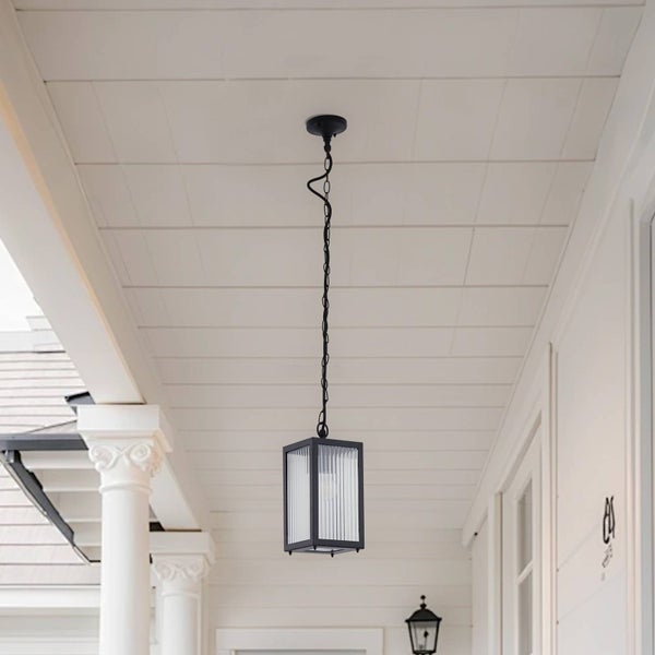 Schwarze Deckenleuchte