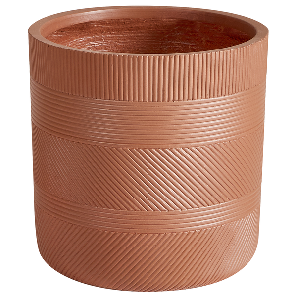 Blumenkübel VOULA 31 cm Goldbraun
