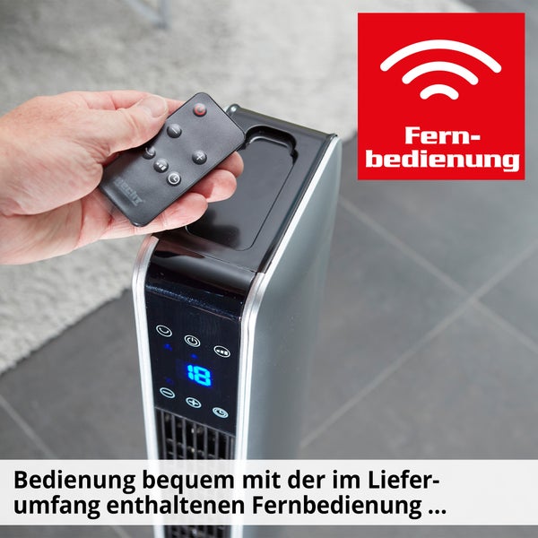 Heizlüfter mit Fernbedienung für bequeme Steuerung