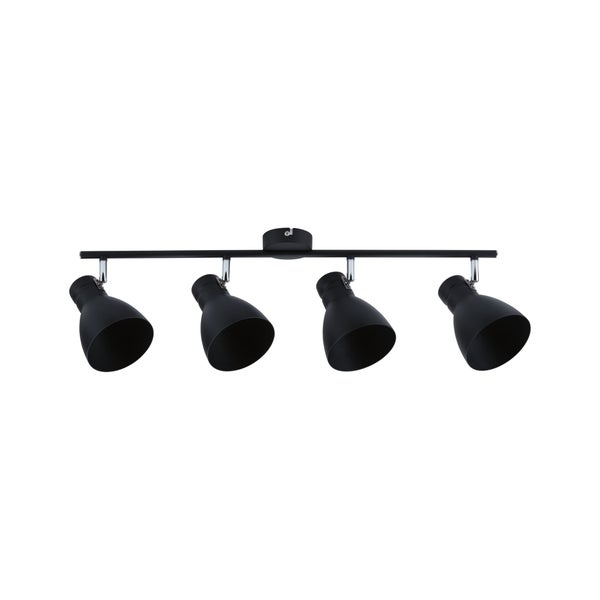 Spotlight Davy E27 230V max. 4x20W dimmbar Schwarz