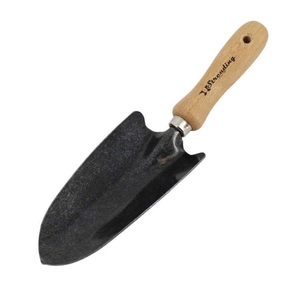 Pflanzkelle (Karbonstahl) mit Holzgriff