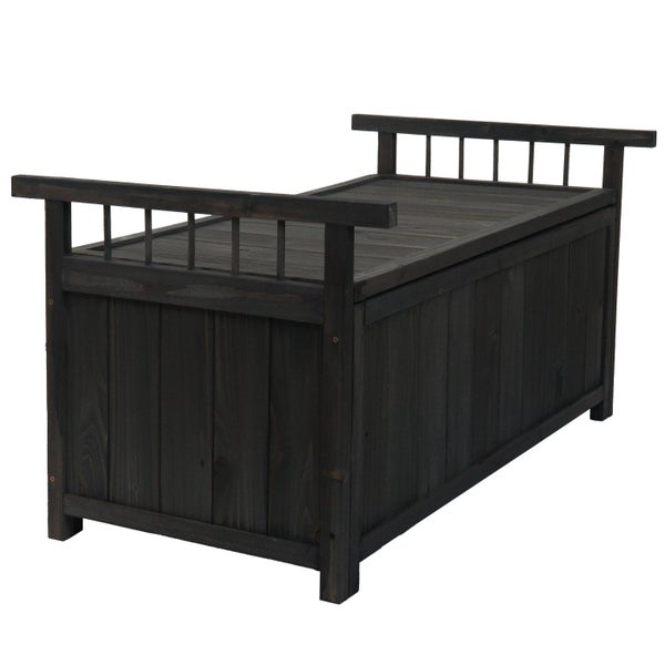 Holzauflagebox für den Garten