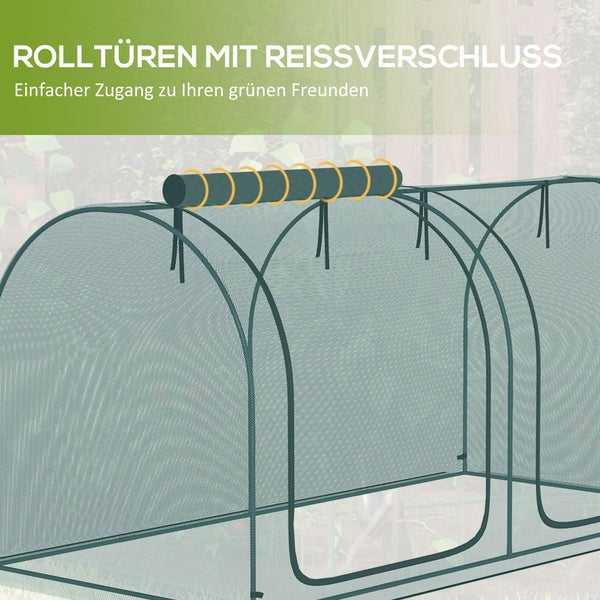 Gartentisch mit Stühlen aus Holz und Metall