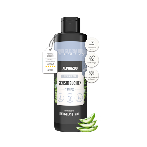 Alphazoo Sensibelchen Shampoo für Hunde und Katzen