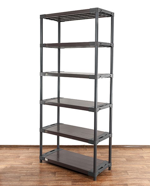 PROREGAL Kunststoffregal Big Grey Bear Extra-Tall HxBxT 220 x 120 x 46 cm Fachlast 160 kg Grau