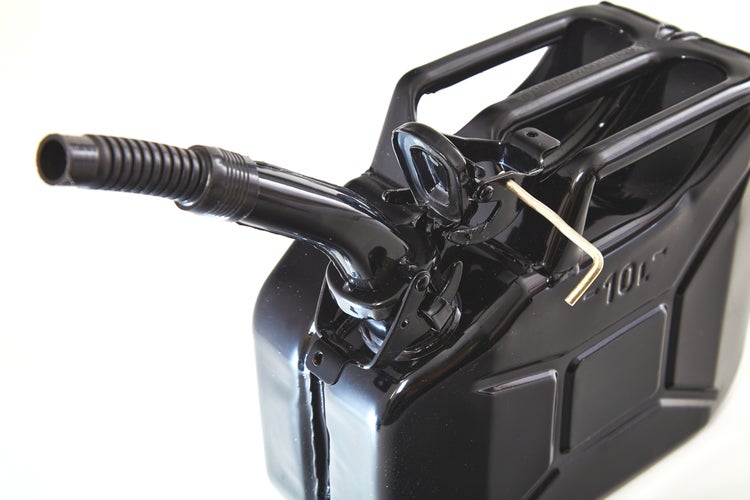 BW® Ausgießer flexibel für Kraftstoffkanister Metall Benzinkanister 5 / 10 / 20 Liter - Flex Standard - Schwarz - RAL 9005 - Made in Europe