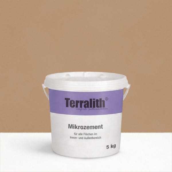 Terralith Mikro Zement für Innen- und Aussenbereiche, 5 Kilogramm