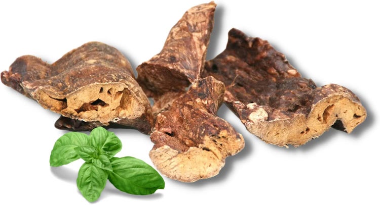 Kauwurzeln für Hunde mit Basilikum