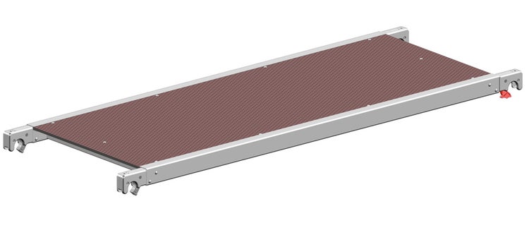 Gerüstbelag mit Aluminiumrahmen und rutschfester Oberfläche