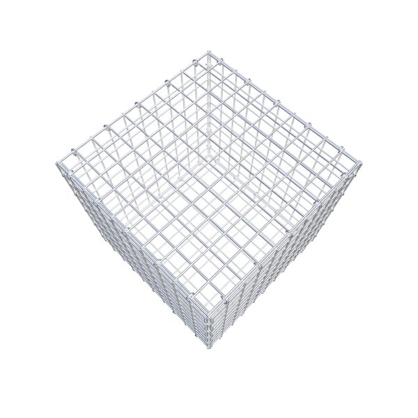 Gabione 50 cm x 50 cm x 50 cm (L x H x T), Maschenweite 5 cm x 5 cm, C-Ring