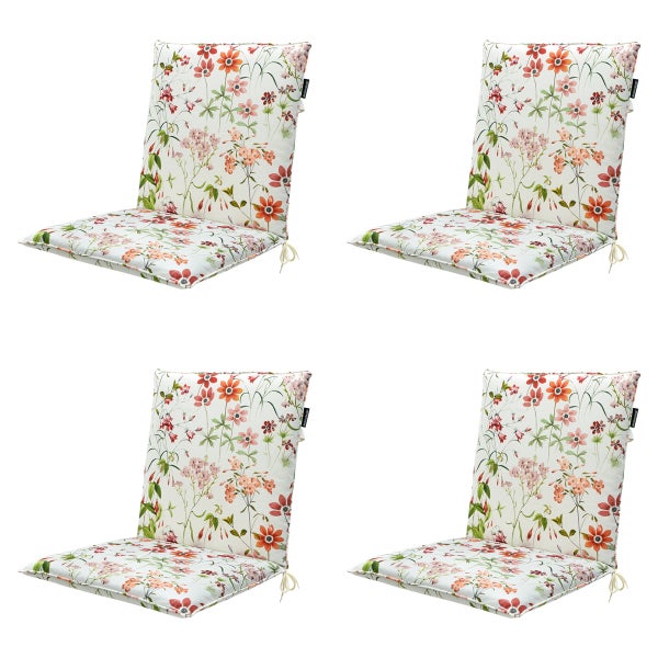 Stuhlauflage Stapelstuhl Milly natur - ca. 97x49 cm - 4er-Set