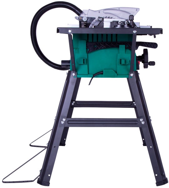 VONROC Tischkreissäge mit Untergestell und Führungsschiene 1500W - Tischsäge mit Staubabsaugung 5000U/min - 210mm - Inkl. Gehrungsführung und 40T Sägeblatt (Mit Untergestell)