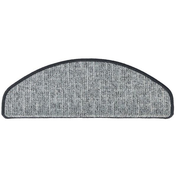 FLOORDIREKT Stufenmatte Alto - Selbstklebend - Hellblau - Halbrund - 23,5 x 65 cm
