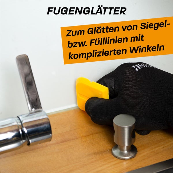 Hinrichs 10-tlg Silikonentferner Werkzeug - mit Fugenkratzer