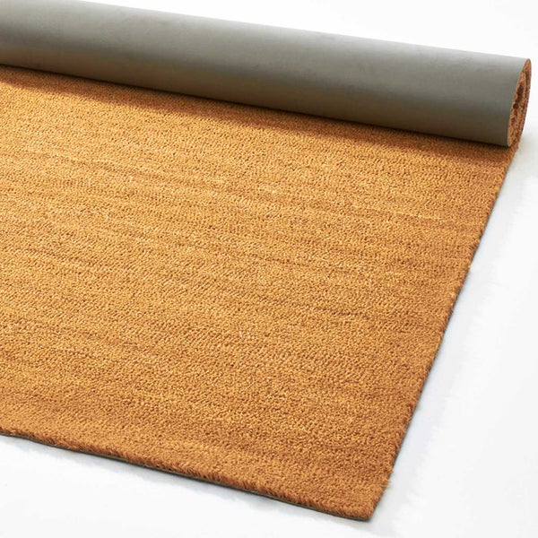 FLOORDIREKT Fußmatte Kokos - Eingangsmatte aus Kokos - Fußabtreter - Natur - 24 mm - 80 x 100 cm