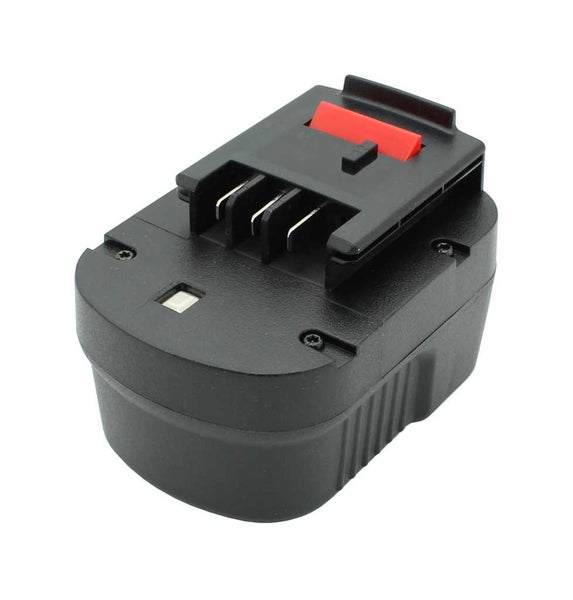 Werkzeugakku NiMH 12V 2,0Ah ersetzt Black & Decker Firestorm FSB12 <br />2 Kontakte