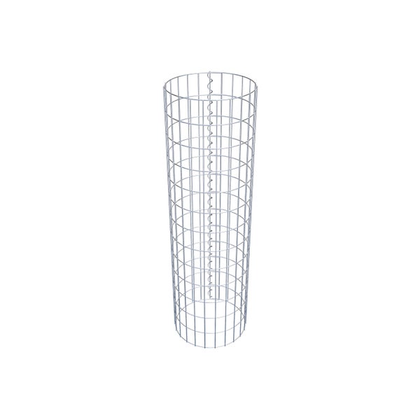 Gabionensäule Durchmesser 37 cm, MW 5 x 10 cm rund - Höhe: 1,30 m