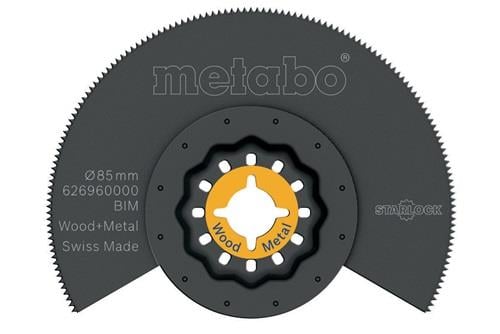 Metabo Tauchsägeblatt mit Starlock Aufnahme für Holz und Metall