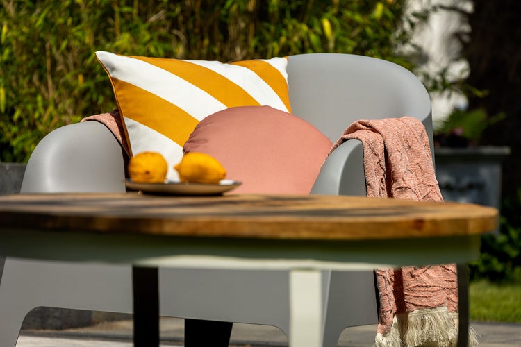 Sol Outdoor Kissen - Ø40 cm Rosa - Mit Reißverschluss