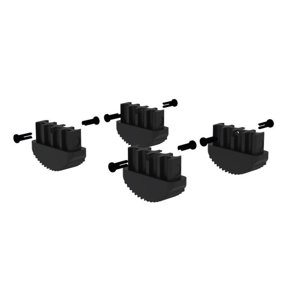 MUNK Innenschuh für Vollkunststoffleiter 98x25mm 4 Stück