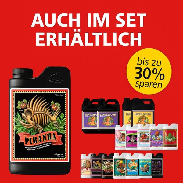 Auch im Set erhältlich: Pflanzennährstoffe von Advanced Nutrients, bis zu 30 Prozent sparen.