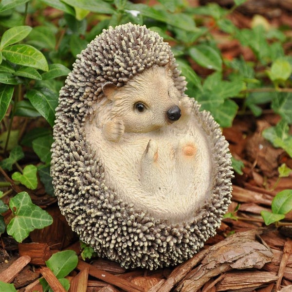 Dekofigur Gartenfigur Igel 12 x 11 x 12 cm